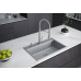 Мойка кухонная 75х51 Paulmark Stepia PM117551-GRM серый металлик 